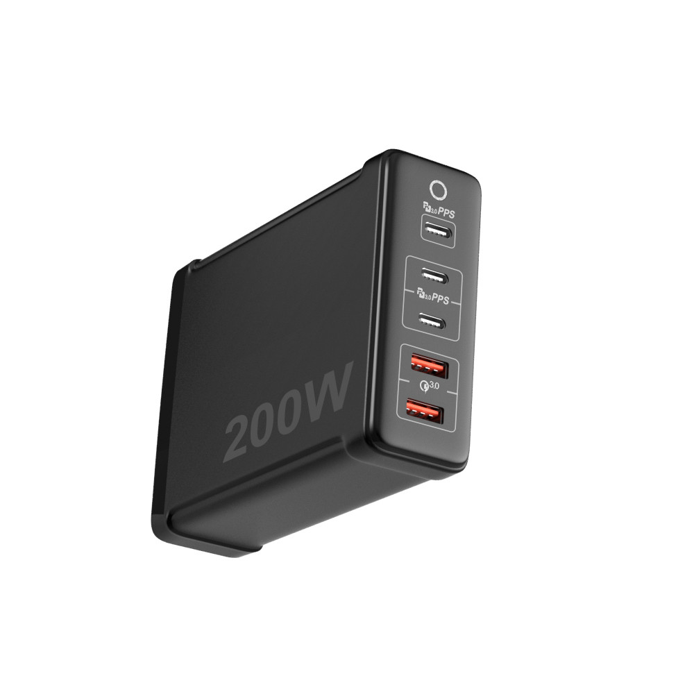 200W 4C 2A harger Wall GaN PD Charger - Image 3