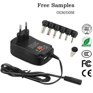 30w Universal Manual Wall Adapter With 6 Connectors