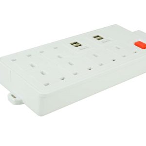 6 outlet power 4 usb UK extension socket