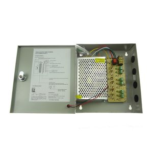 60W 12V 5A 6CH CCTV Power Supply Box