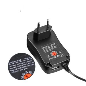 CE 30w universal wall adapter with eu plug
