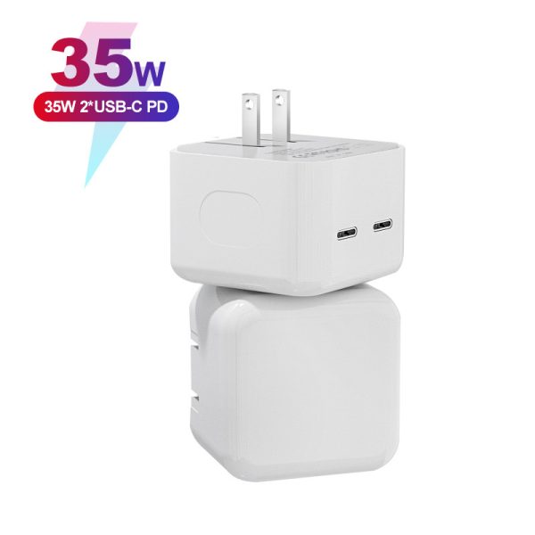 Mini Size 35W USBC Phone TYPEC Travel Charger - Image 3