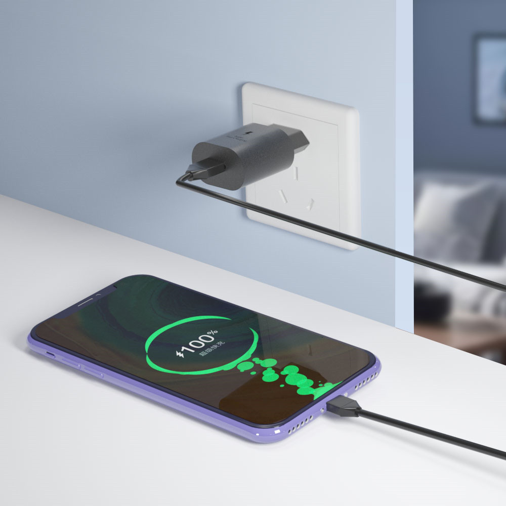 Portable Plug 25W 1-port type-c Charger for samsung - Image 2