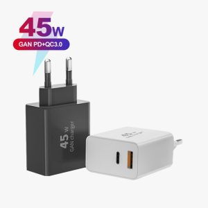 QC3.0 PD3.0 45W GaN Charger for Mobile Phone