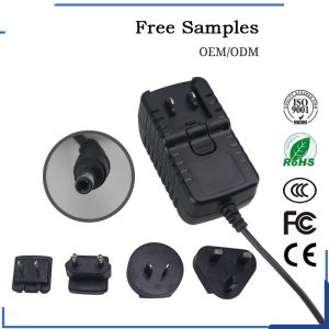 Replacement Plugs 12V 1A 12W Wall AC Adapter