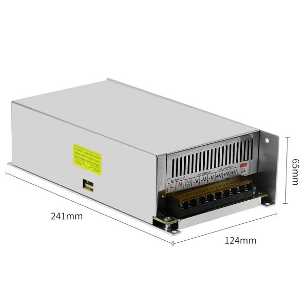 Super Power 12V 50A Metal Case Power Supply - Image 3
