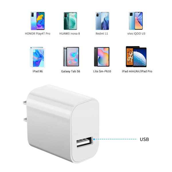 US 10W 5V 2.4A/2A USB Charger Phone - Image 9