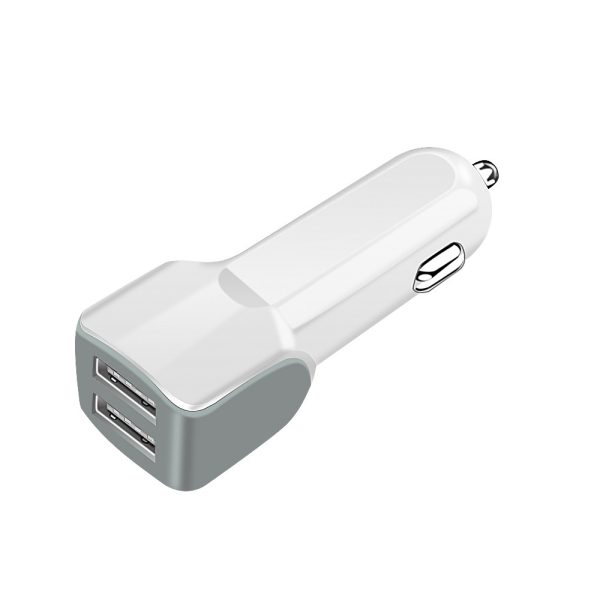 plastic usb car charger adapter 2 port wholesale - Image 4